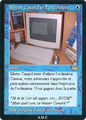 tr&egrave;s drole ce mister canard