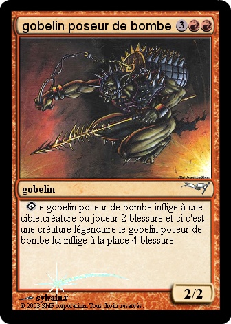 il ne faut pas avoir de cr&eacute;ature l&eacute;gendaire